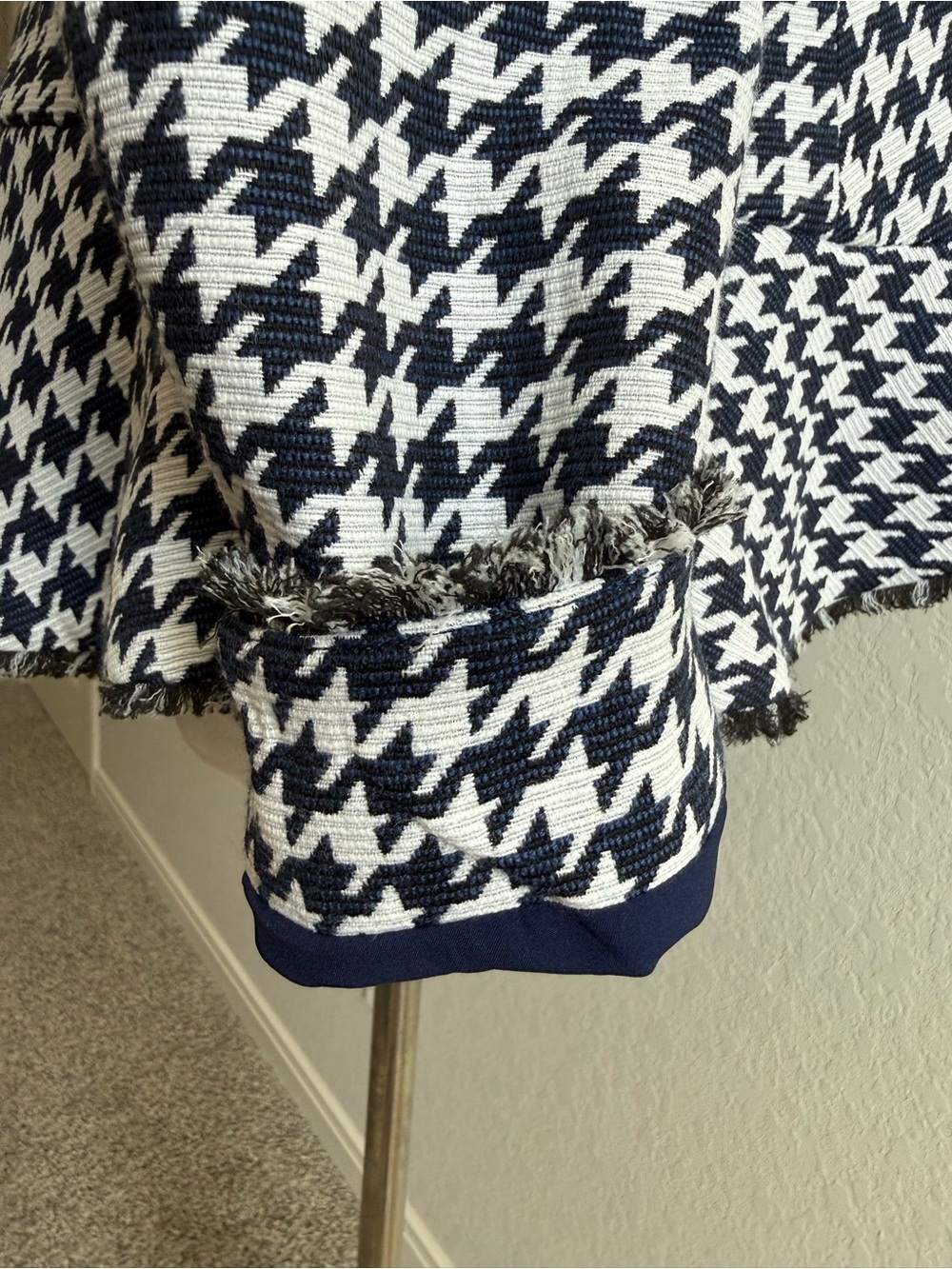 Etcetera Houndstooth Peplum Blazer - Picture 6 of 12